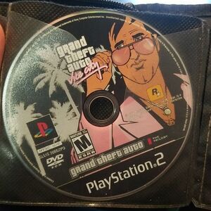 PS2 GRAND THEFT AUTO VICE CITY PLAYSTATION 2 NO CASE